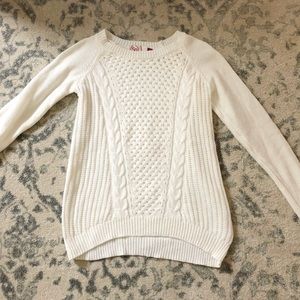 Lightweight white sweater